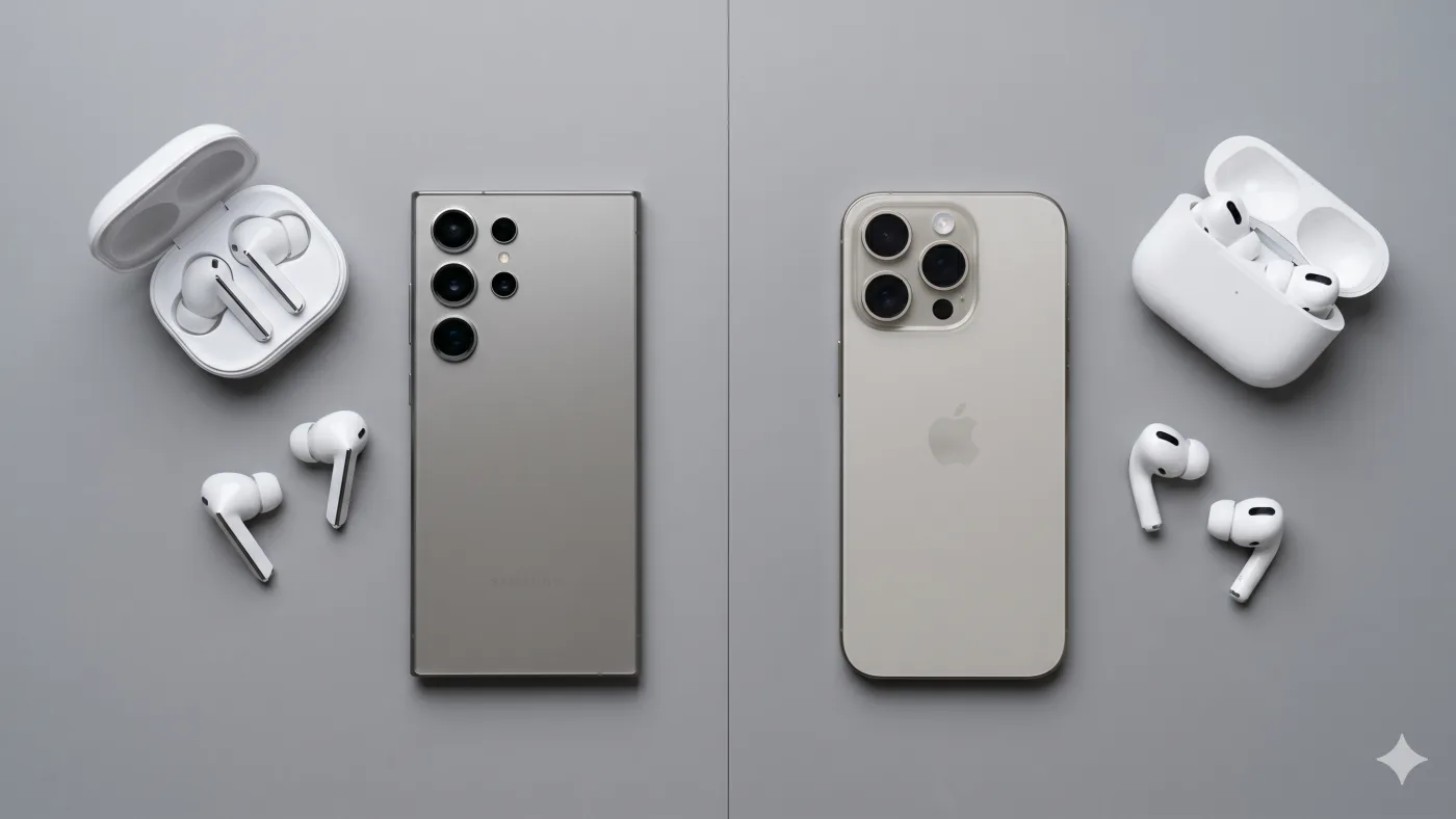 Samsung Galaxy Buds3 Pro vs AirPods Pro 2 USB-C – Galaxy vs Apple Ecosystem Battle